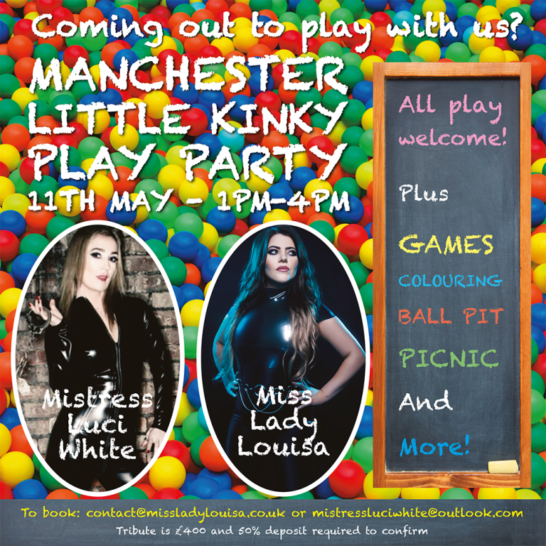 Little Kinky Play Party with Mistress Luci White and Miss Lady Louisa