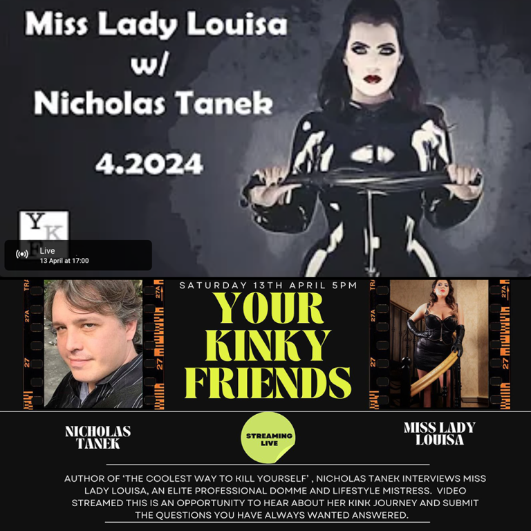 Miss Lady Louisa interview – live streaming 13th April