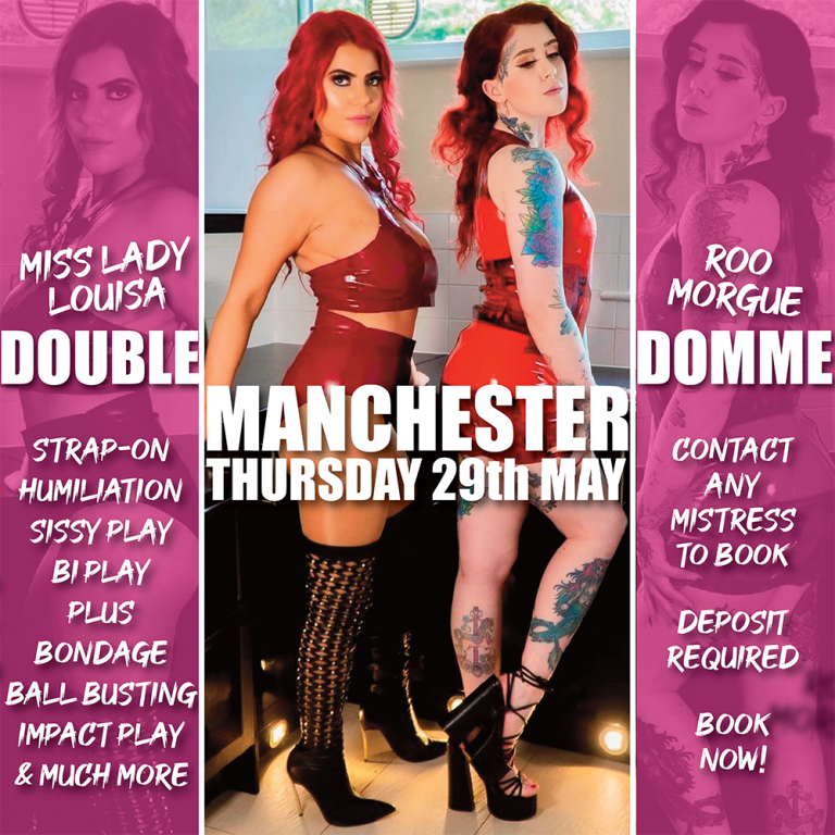 Double Domme – Manchester – Thursday 29th May