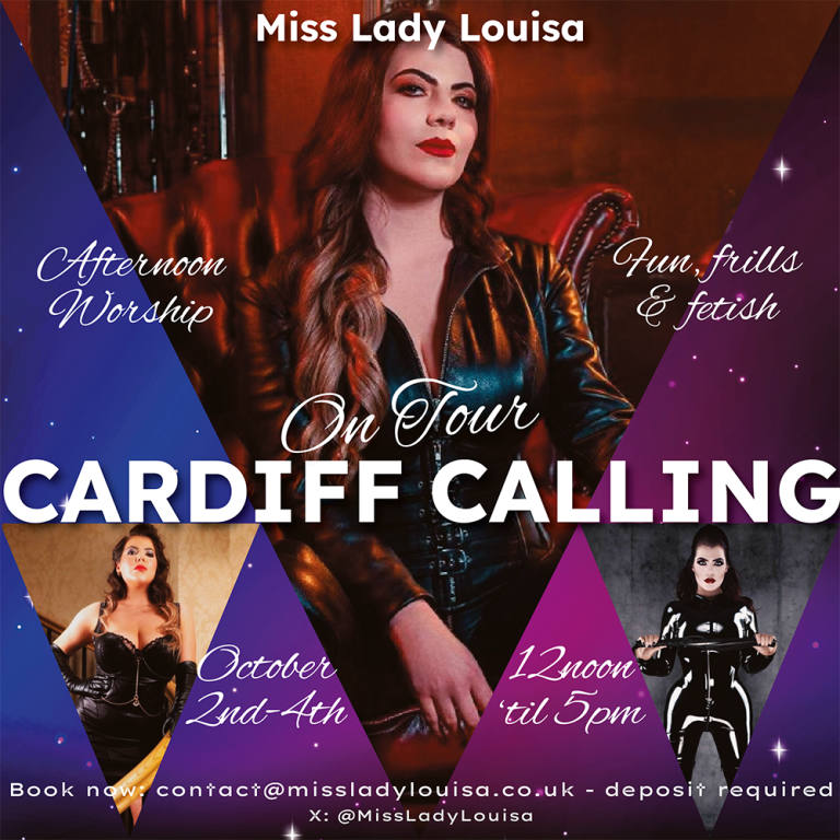 Miss Lady Louisa on tour in Cardiff 2nd-4th October