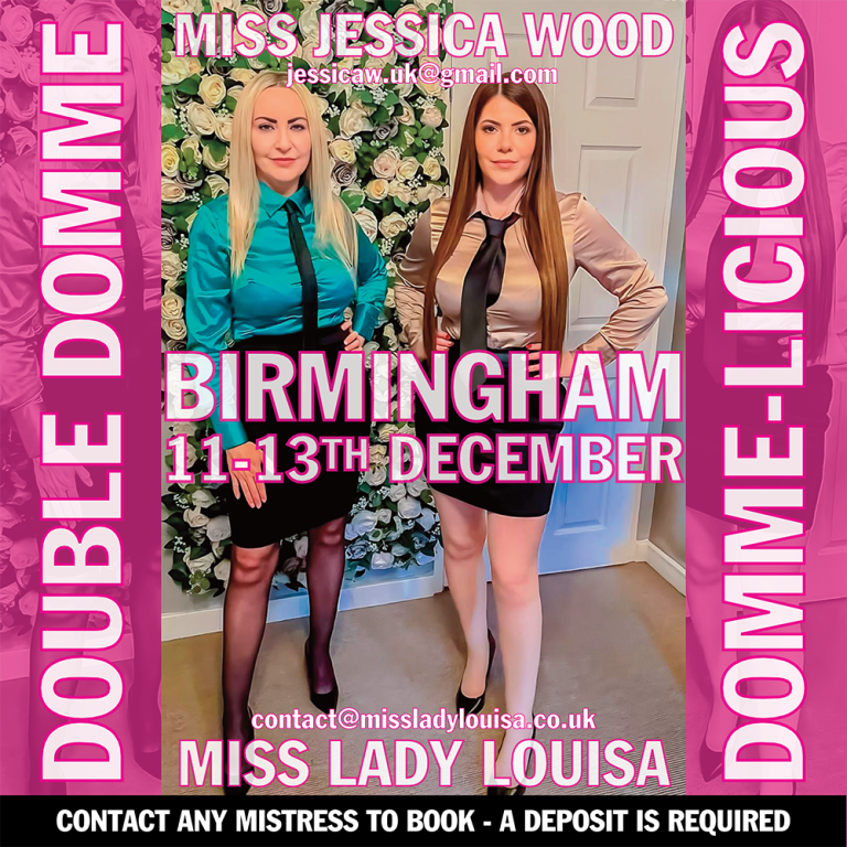 Double Domme-liciousness comes to Birmingham 11th-13th December