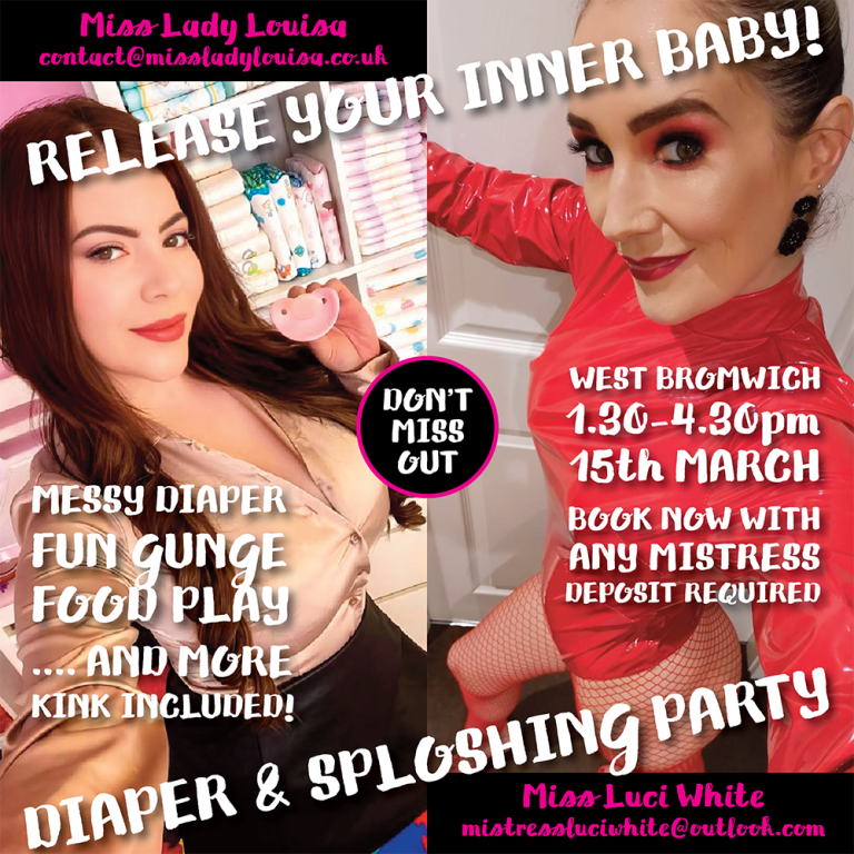 Messy, sploshy, diaper party for the baby in you – 15th March